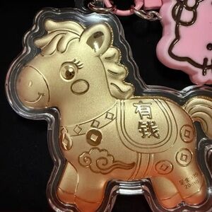 Lucky Horse Charm Keychain/ phone holder/ bag charm